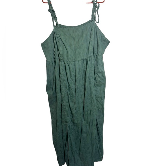 Old Navy Sage Green Tie Shoulder Maxi Dress – Size 3X - Picture 5 of 11
